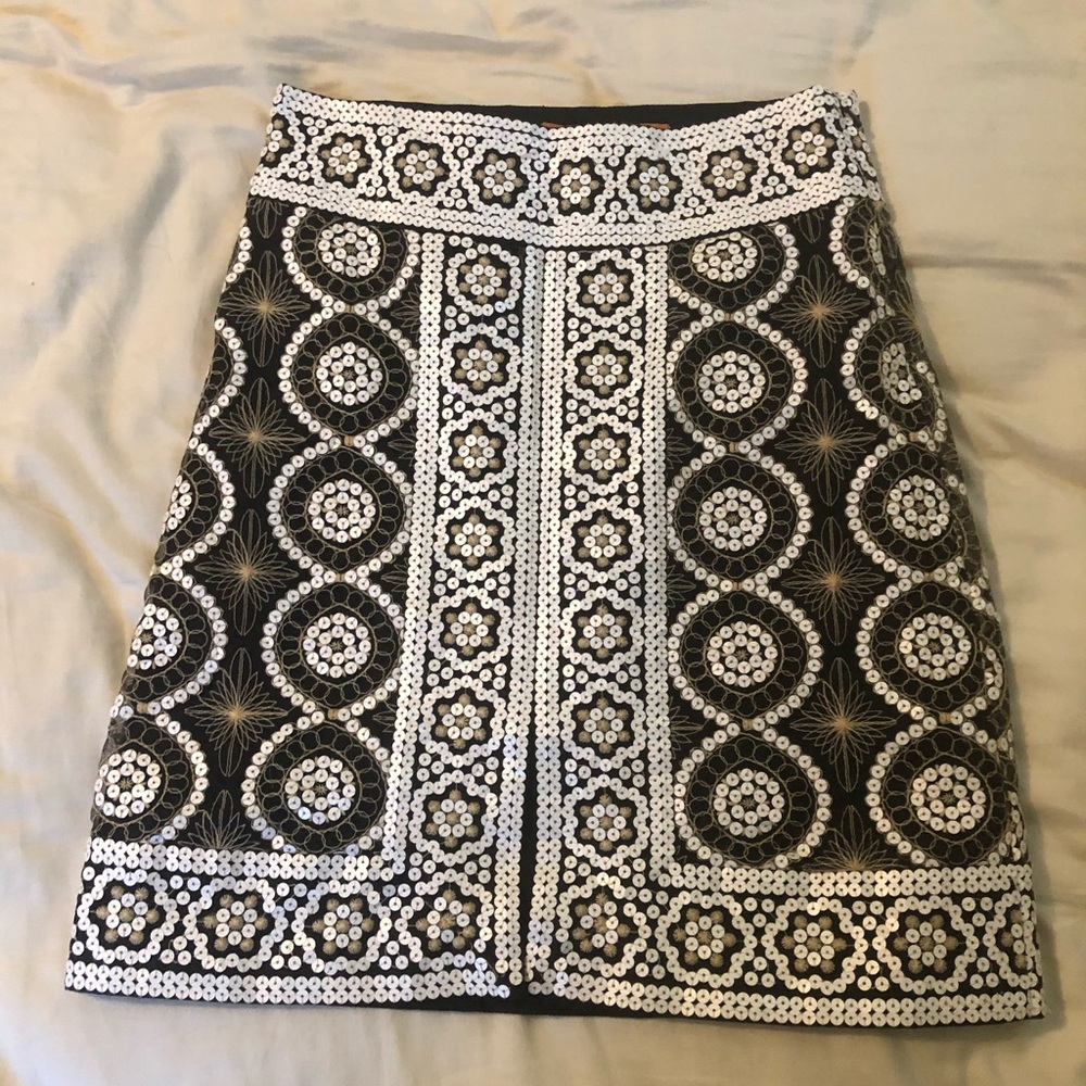 Tory Burch Full Sequin Skirt